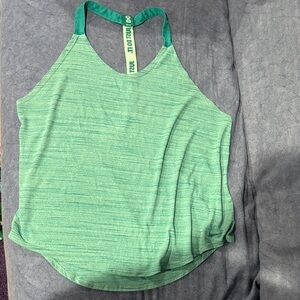 Nike Green Athletic Tank Top